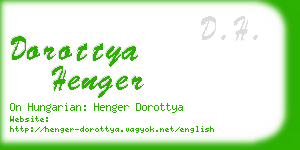 dorottya henger business card